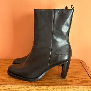 Black Leather Boots
